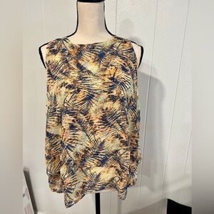 Urban Outfitters Lumiere sleeveless with layered  tank top